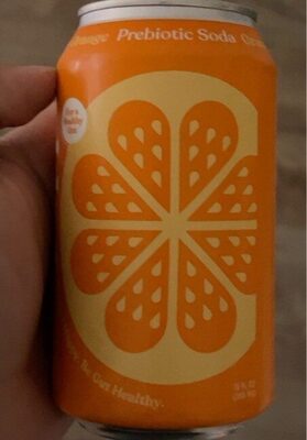 Orange prebiotic soda