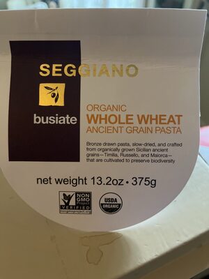 Orangic Whole Wheat Busiate