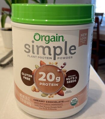 Orgain Simple Plant Protein Powder
