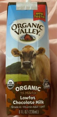 Organic 1% Lowfat Chocolate Milk