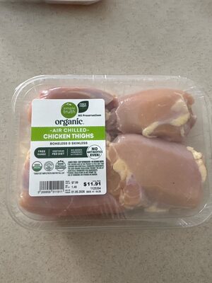 Organic Air Chilled Chicken Thigh