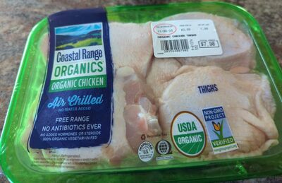 Organic Air Chilled Chicken Thighs