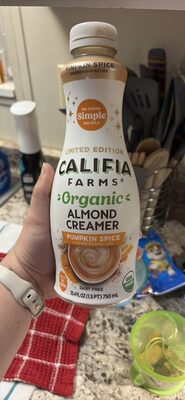 Organic Almond Creamer Pumpkin Spice