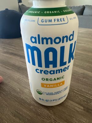 Organic Almond Malk Creamer (Vanilla)