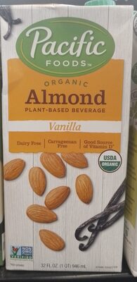 Organic Almond Vanilla Plant-Based Beverage
