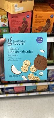 Organic Alphabet Biscuits