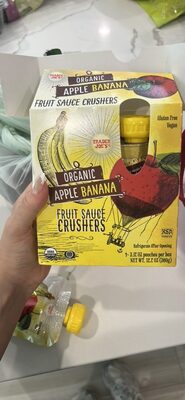 Organic Apple Banana Fruit Sauce Crushers