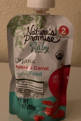 Organic Apple & Carrot Baby Food