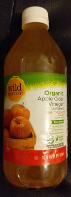 Organic apple cider vinegar, apple cider