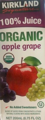 Organic Apple Grape Juice