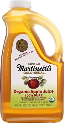 Organic apple juice