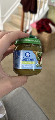 Organic apple spinach with kale