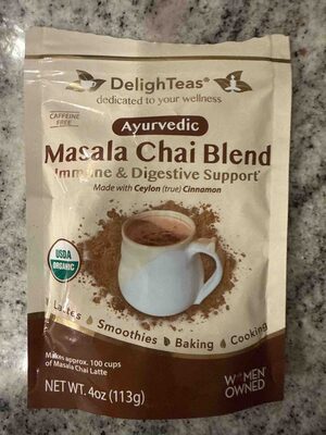 Organic Ayurvedic Masala Chai Blend Immune & Digestive Support