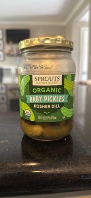 Organic Baby Pickles Kosher Dill