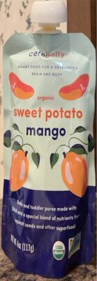Organic Baby Puree Sweet Potato Mango