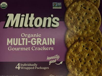 Organic Baked Multi-Grain Crackers
