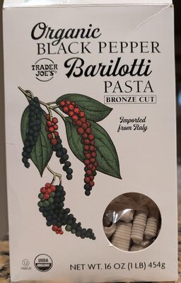 Organic Black Pepper Barilotti Pasta