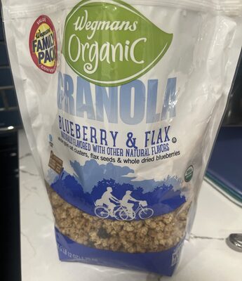 Organic blueberry & flax granola