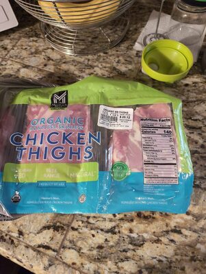 Organic Boneless Skinless Chicken Thighs