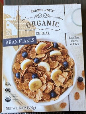 Organic bran flakes