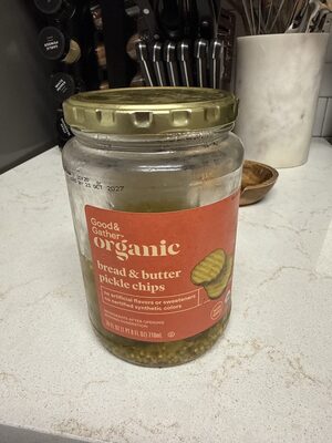 Organic Bread And Butter Pickle Chips
