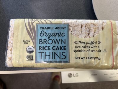 Organic Brown Rice Cakes Thins