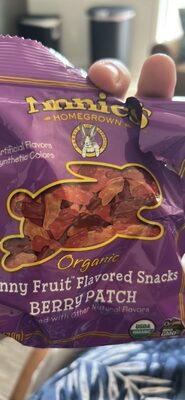 Organic Bunny Fruit Flavored Snacks BERRY PATCH