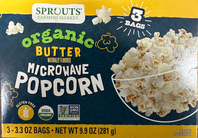 Organic Butter Microwave Popcorn