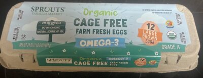 Organic cage free eggs