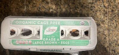 Organic Cage Free Grade A Large Brown Eggs
