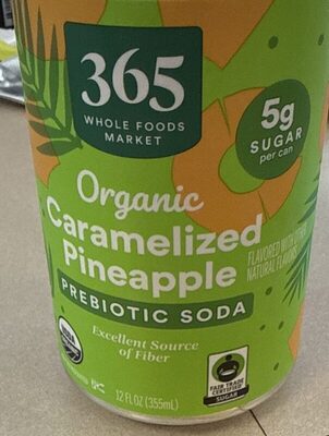 Organic Caramelized Pineapple Prebiotic Soda