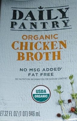 Organic chicken broth