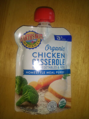 Organic chicken casserole