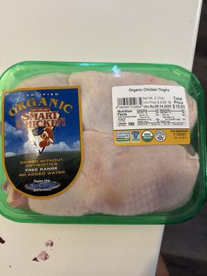 Organic Chicken Thighs Bone In
