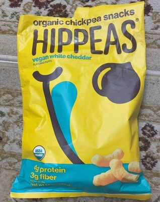 Organic Chickpea Puffs-Yellow Pea, Vegan White Cheddar