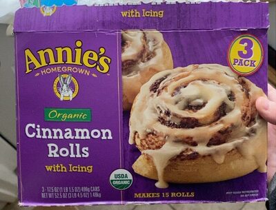 Organic Cinnamon Rolls With Icing