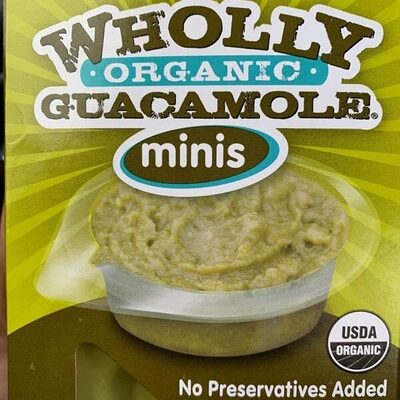 Organic classic guacamole minis