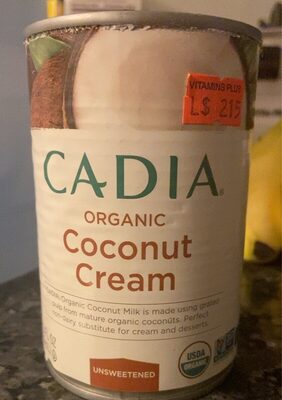 Organic Coconut Cream