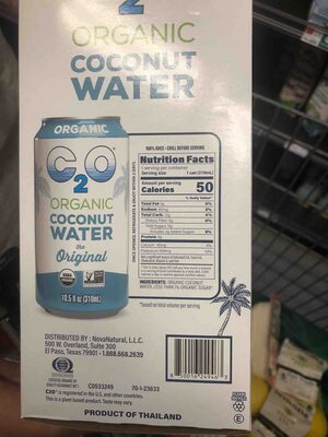 Organic Coconut Water