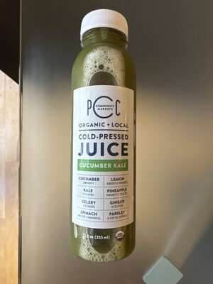 Organic Cold Pressed Juice, Cucumber Kale