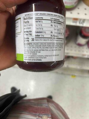 Organic Concord Grape Fruit Spread