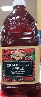 Organic Cranberry Apple Juice Blend