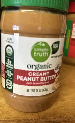 organic creamy peanut butter