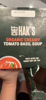 Organic Creamy Tomato Basil Soup