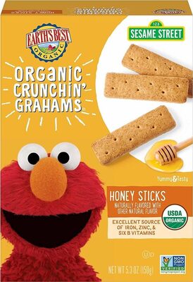 Organic Crunchin' Grahams Honey Sticks