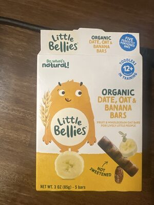 Organic Date, Oat & Banana Bars