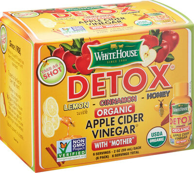 Organic Detox Lemon Honey Cinnamon Apple Cider Vinegar