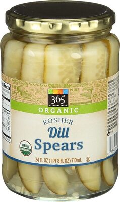 Organic dill spears
