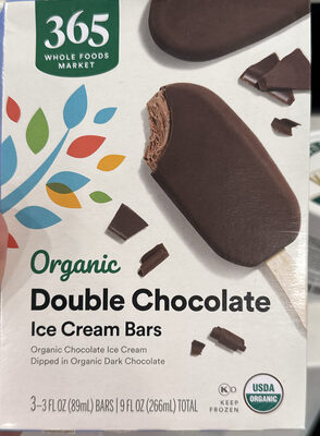 Organic Double Chocolate Ice Cream Bars