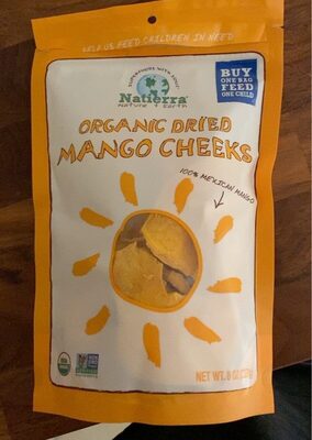Organic dried mango cheeks